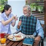 Culinavog Bavoir Adulte, Récupérateur Nourriture, Lot de 3 Bavoirs adultes réutilisables avec piège à débris, Bavoirs imperméabl