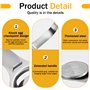 Séparateur D'oeufs, Séparateur pour Jaune D'oeuf En Acier Inoxydable Filtre à Oeufs avec Poignées Egg Yolk Separator Stainless S