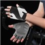 QINGZY Gants de Cyclisme Demi-Doigts, Antidérapants et Respirants, Gants de Vélo d’Été Homme Femme, Gants de Sport pour VTT, Rou