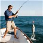 Luxvara Lot de 10 Leurre Peche, Leurres de Pêches en Métal, Cuillères à Paillettes avec Appât Dur, Appâts Spinner avec Boîte Tra