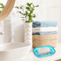 2 Pièce Repose Savon, Porte Savon Antidérapant pour Douche Cuisine Baignoire, Nettoyage Facile, Sec, Empêche Le Savons Mousseux,