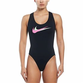 Maillot de bain femme Nike Multi Logo Noir