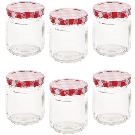 Baker Ross FN238 Bocaux de stockage en verre - Lot de 6
