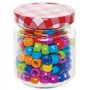 Baker Ross FN238 Bocaux de stockage en verre - Lot de 6, bocaux multi-usages pour l'artisanat et la décoration