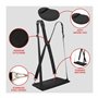 Harnais pour Ordinateur Portable - Bureau Mobile d’Ordinateur - Compatible avec la Plupart des Tailles d’Ordinateurs Portables(j