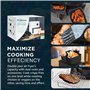 ONE Emporium Ensemble 11 Accessoires Ninja Air Fryer – Compatible avec Friteuses à Panier Double – Comprend Grilles, Doublures S