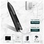 Mousseur à lait électrique USB Rechargeable, 3 Vitesses Petit Mixeur avec 2 têtes Mini Fouet Matcha, Café et Lait, Portable Batt