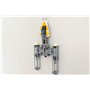 3Dudes & Dad Support mural compatible avec Lego® Star Wars Y-Wing Starfighter - Crochet de rangement conçu sur mesure pour l'ens