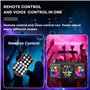 Miralin Boule Disco LED avec Laser et Stroboscope – Lumière DJ Réactive au Son, Télécommande, Éclairage Fête Anniversaire, Maiso