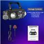Miralin Boule Disco LED avec Laser et Stroboscope – Lumière DJ Réactive au Son, Télécommande, Éclairage Fête Anniversaire, Maiso