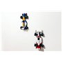 3Dudes & Dad Support mural compatible avec LEGO® Icons McLaren MP4/4 – Crochet de rangement conçu sur mesure pour l'ensemble 103