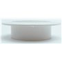 TEKLiNe 2 Grilles Ventilation Aération Plastique 70mm Encastré Rond Protection Insectes Système Air Maison Couleur Blanc, Grille