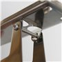 Support de four à Micro-ondes Support Mural en Acier Inoxydable Supports D'étagère Pliables Réglables pour Accessoires de Cuisin