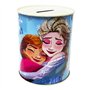 Disney Tirelire Frozen Anna et Elsa en métal Étain non ouvert 11 x 8 cm