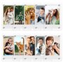 Winter Shore Cadre Photo Magnetique Frigo en Acrylique (Lot de 10) - Magnet Personnalisable Double Face 6 x 9 cm - Cadre Magneti