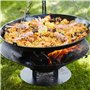 Barbecook Poêle à Barbecue Junko en acier émaillé noir 60cm