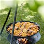 Barbecook Poêle à Barbecue Junko en acier émaillé noir 60cm