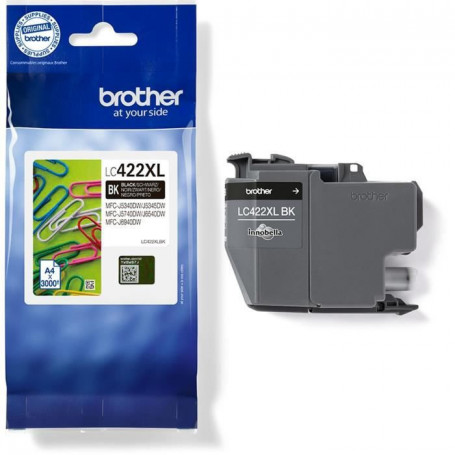 Cartouche LC422XLBK - BROTHER - Noir - 3000p - Pour Business Smart MFC-J5340DW. 52,99 €