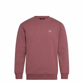 Sweat sans capuche homme Lee Lee Patch Crew Sws Rouge carmin