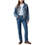 Levi's Femme Jeans 724 High Rise Straight, Mosey Mid Stone, 33W / 30L