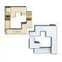 3.5 cm x 3.5 cm x 1.4 cm