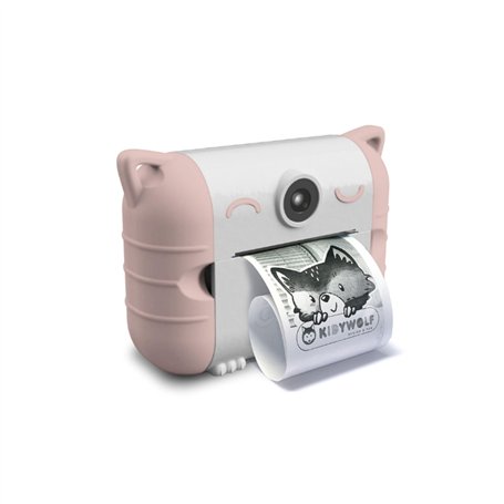 KIDYPRINT Appareil Photo instantané avec Impression Thermique Rose