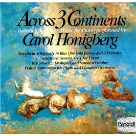 Gershwin/Ginastera/Bruzdowicz/Piston : Rhapsody in Blue/Preludes/Sonata/Concertino. Honigberg