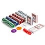 Maverick Mallette de Poker de 300 jetons + 2 Jeux de 54 Cartes + 5 dés - Règles du Texas Hold'em incluses