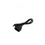 Rallonge électrique textile 1.5m - noir - Chacon