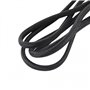 Rallonge électrique textile 1.5m - noir - Chacon