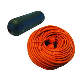 Boîtier étanche de Protection pour câbles + rallonge 1x16A 20m - Orange - Chacon