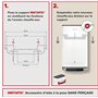 Support Mural Sans Perçage pour Chauffe-Eau Électrique Ariston