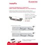 Ariston INSTAFIX, Support Mural Sans Perçage pour Chauffe-Eau Électrique Ariston, Compatible VELIS - LYDOS - PRO1, Conçu et fabr