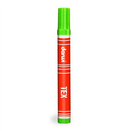 DARWI - DA0110013611C - Un Marqueur Pour Tissus - Pointe 3 MM - Coloris Vert prairie - 6 ML - DARWI TEXTILE - Peinture Pour Tiss