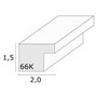 DEKNUDT FRAMES Cadre photo avec passe-partout pour 1 photo - Bois MDF - pour accrocher ou poser -S66K (Bois gris, 13 x 18 cm)