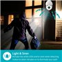 NEDIS Caméra de sécurité extérieure Intelligente Wi-FI, Full HD 1296p, projecteur et Vision Nocturne en Couleur, panoramique, In
