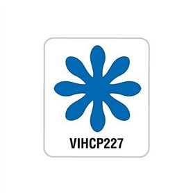 Artemio VIHCP227 Perforatrice à Levier Moyenne Fleur Plastique Multicolore 8