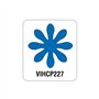 Artemio VIHCP227 Perforatrice à Levier Moyenne Fleur Plastique Multicolore 8