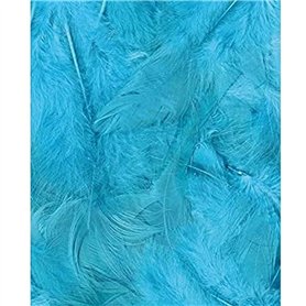 Artemio Plumes Turquoise 3 g Ébouriffées LG 8 à 12 cm