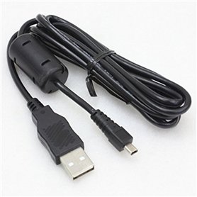 Keple Câble USB de synchronisation de données et de transfert d'images UC-E6 Compatible avec Sony Alpha : DSLR-A200 | USB 2.0 A