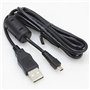 Keple Câble USB de synchronisation de données et de transfert d'images UC-E6 Compatible avec Sony Alpha : DSLR-A200 | USB 2.0 A 