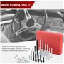 ATPEAM Kit 46 Pièces Arrache Volant Magnétique, Extracteur Universel pour Retrait de Volant et Équilibreur Harmonique 35-95mm