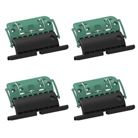 Ensemble de 4 attaches verrou ZF Clicksur H875D pour tablier de volet roulant - Fixation sécurisée pour volets roulants - Verrou