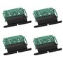 Ensemble de 4 attaches verrou ZF Clicksur H875D pour tablier de volet roulant - Fixation sécurisée pour volets roulants - Verrou
