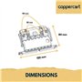Ensemble de 4 attaches verrou ZF Clicksur H875D pour tablier de volet roulant - Fixation sécurisée pour volets roulants - Verrou