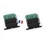 Ensemble de 2 attaches verrou ZF Clicksur H875E pour tablier de volet roulant - Fixation sécurisée pour volets roulants - Verrou