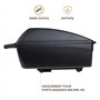 Polisport 8870100002 - Boîte Transport Vélo Arrière 11L. Compatible MIK/MIK-HD avec Fixation SnapLock, Noir