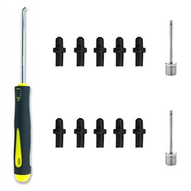 MINDCOLLISION Kit de valve de gonflage pour ballon de sport (10 pièces) - Valve de remplacement pour valve de basket-ball
