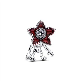 PANDORA Stranger Things 793562C01 Breloque mobile en argent sterling avec zircone Compatible avec les bracelets Moments