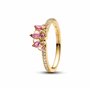 PANDORA Disney Princess Raiponce - 163651C01-58 - Tiara - Argent sterling - Alliage - Métal plaqué or 14 carats - Oxyde de zirco